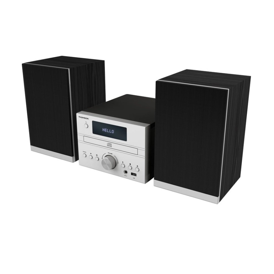 Thomson micro sound system bt cd/mp3/usb gray mic122bt