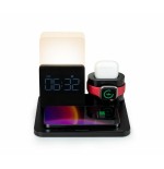 Reloj despertador thomson con estación de carga inalámbrica y luz nocturna cl800i