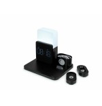 Reloj despertador thomson con estación de carga inalámbrica y luz nocturna cl800i