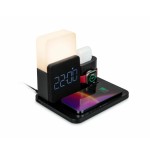 Reloj despertador thomson con estación de carga inalámbrica y luz nocturna cl800i
