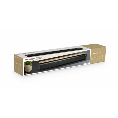 Thomson barra de sonido bt 5.0 200w madera/negro sb402bt