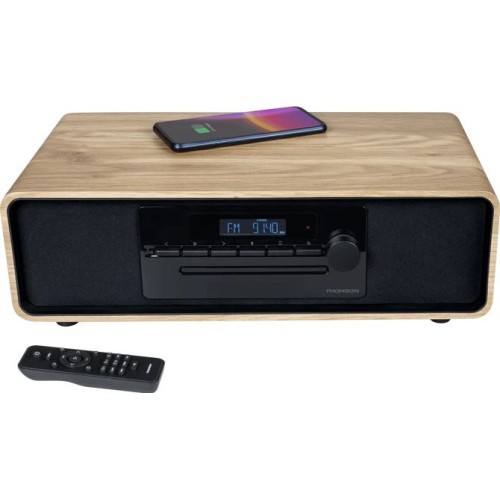 Thomson micro sound system bt radio fm/cd/mp3/usb 50w black mic300ibt