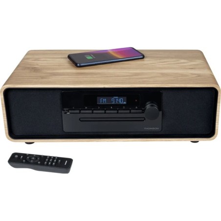 Thomson micro sound system bt radio fm/cd/mp3/usb 50w black mic300ibt