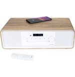 Thomson micro sound system bt radio fm/cd/mp3/usb 50w white mic301ibt