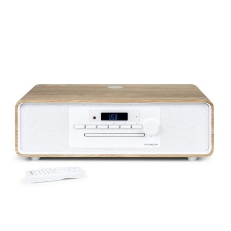 Thomson micro sound system bt radio fm/cd/mp3/usb 50w white mic301ibt