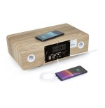 Thomson micro sound system bt radio fm/cd/mp3/usb 50w white mic301ibt