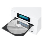 Thomson micro sound system bt radio fm/cd/mp3/usb wood finish white mic121bt