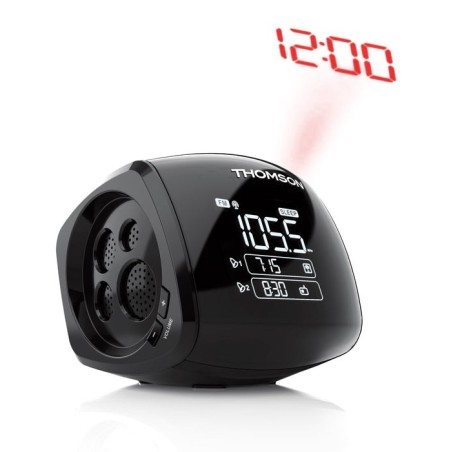 Reloj despertador thomson con proyector negro cp280