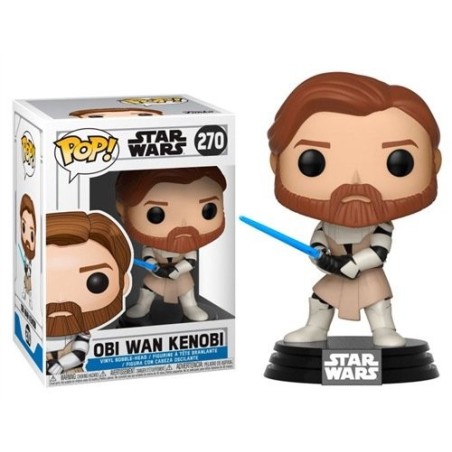 Figura pop star wars clone wars obi wan kenobi