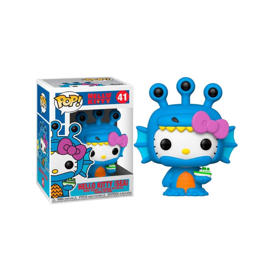 Figura pop sanrio hello kitty kaiju sea kaiju