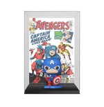Figura pop comic cover marvel avengers capitan america
