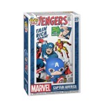 Figura pop comic cover marvel avengers capitan america