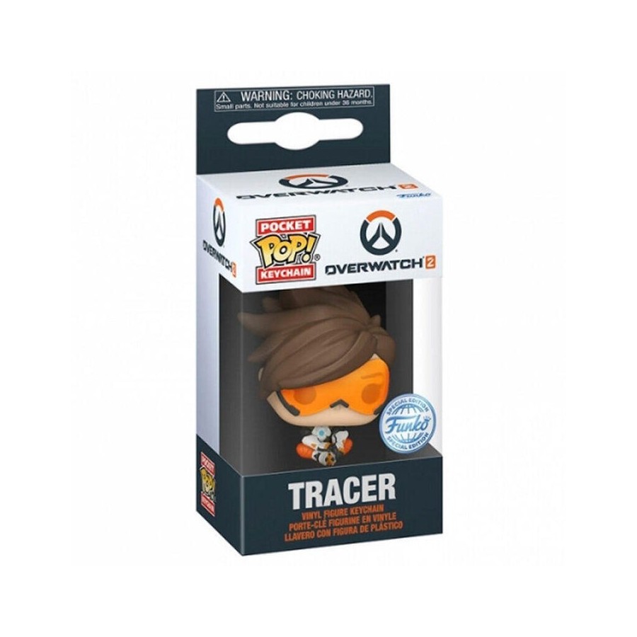Llavero pocket pop overwatch 2 tracer