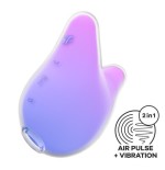 Succionador de clítoris mermaid vibes violeta y rosa
