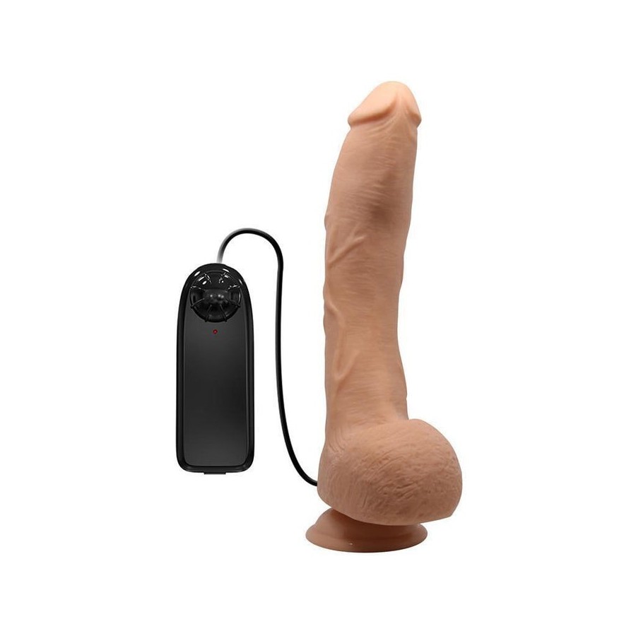 Baile dildo con ventosa y vibración