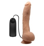 Baile dildo con ventosa y vibración