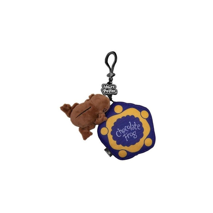 Llavero de peluche rana de chocolate