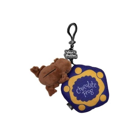 Llavero de peluche rana de chocolate