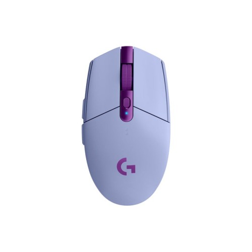Ratón logitech g g305  óptico 6 botones inalámbrico 2.4 ghz receptor inalámbrico usb lila