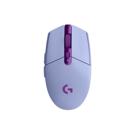 Ratón logitech g g305  óptico 6 botones inalámbrico 2.4 ghz receptor inalámbrico usb lila