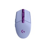 Ratón logitech g g305  óptico 6 botones inalámbrico 2.4 ghz receptor inalámbrico usb lila