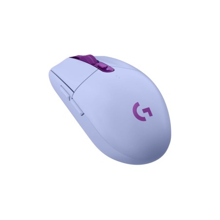 Ratón logitech g g305  óptico 6 botones inalámbrico 2.4 ghz receptor inalámbrico usb lila