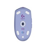 Ratón logitech g g305  óptico 6 botones inalámbrico 2.4 ghz receptor inalámbrico usb lila