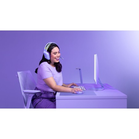 Ratón logitech g g305  óptico 6 botones inalámbrico 2.4 ghz receptor inalámbrico usb lila