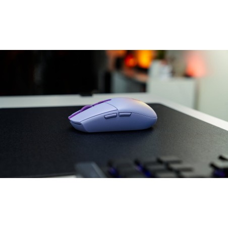 Ratón logitech g g305  óptico 6 botones inalámbrico 2.4 ghz receptor inalámbrico usb lila