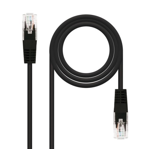 Nanocable cable de red rj45 cat.5e utp awg24 5m - negro