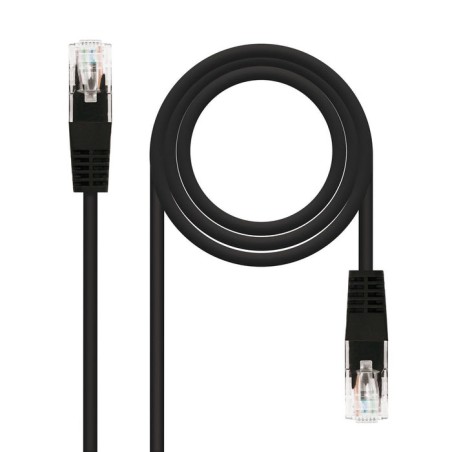 Nanocable cable de red rj45 cat.5e utp awg24 5m - negro
