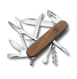 Navaja  victorinox huntsman wood  multiusos acero inoxidable
