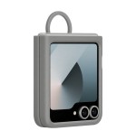Samsung silicone case m. ring galaxy z flip6 grau
