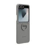 Samsung silicone case m. ring galaxy z flip6 grau