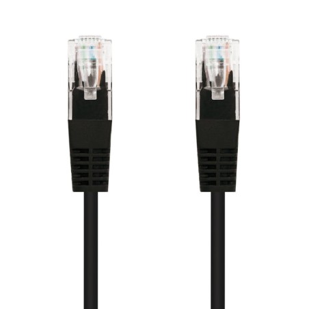 Nanocable cable de red rj45 cat.5e utp awg24 3m - negro