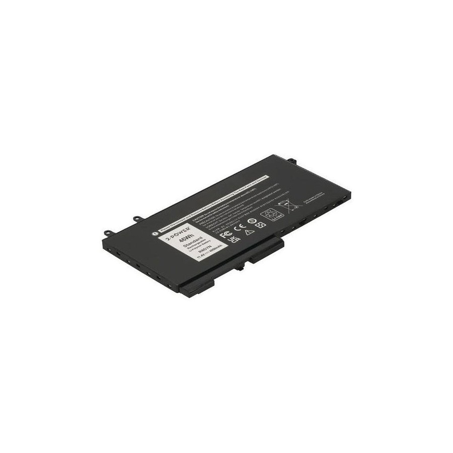 2-power batería 11.4v 4000mah para dell latitude 5400 cbp4003a