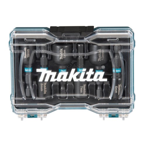 Juego de apriete de tuercas de impacto negro de 6 piezas makita e-15768