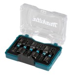 Juego de apriete de tuercas de impacto negro de 6 piezas makita e-15768