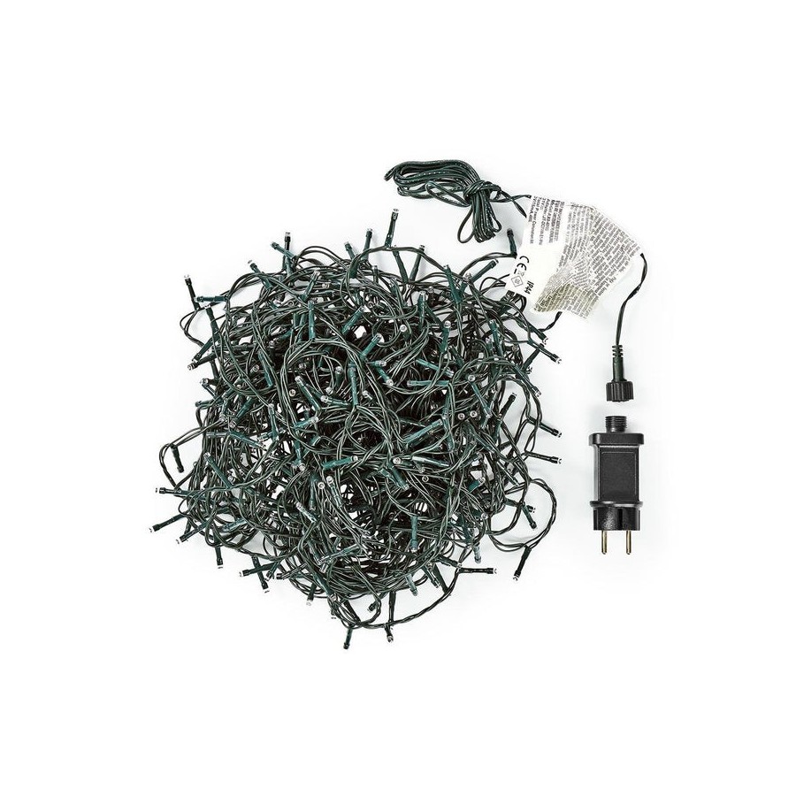 Guirnalda fija 320 leds blanco calido 220v 27m ip44