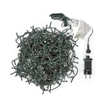 Guirnalda fija 320 leds blanco calido 220v 27m ip44