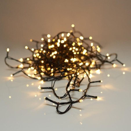 Guirnalda fija 320 leds blanco calido 220v 27m ip44