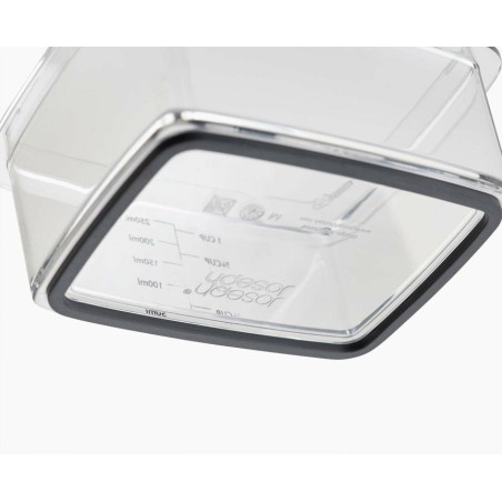 Joseph joseph 20225 cortador de verduras en espiral o rallador manual caja ralladora acero inoxidable, transparente, blanco