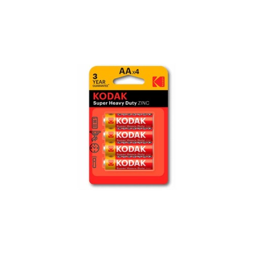 Pilas kodak ehd aa lr6 pack 4 extra heavy duty