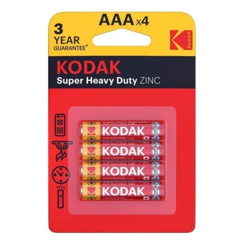 Pilas kodak ehd aaa lr3 pack 4 extra heavy duty