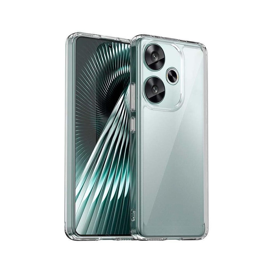 Funda antigolpes premium para xiaomi redmi 13 / poco m6 4g acrílico anti-amarillo transparente