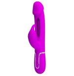 Pretty love - kampas vibrador rabbit 3 en 1 multifunción con lengua violeta