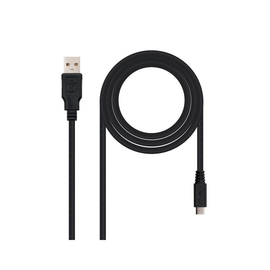 Nanocable cable usb-a 2.0 macho a micro-usb macho 1.80m