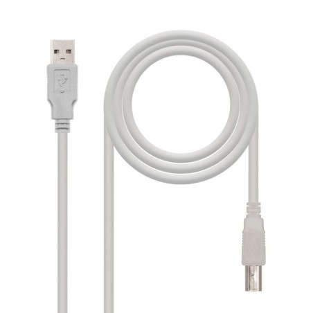 Nanocable cable de impresora usb-a 2.0 macho a usb-b macho 1.80m