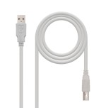Nanocable cable de impresora usb-a 2.0 macho a usb-b macho 1.80m