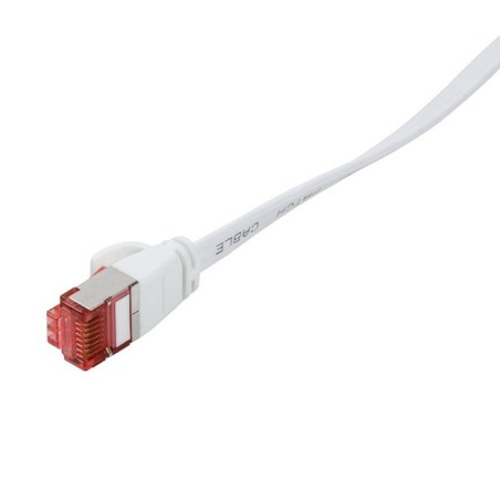 Cable logilink flach  de red rj45 u ftp cat6a 2.00m blanco